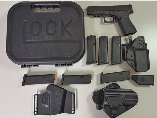 Glock 48 R MOS in 9 mm Luger mit 6 Magazinen und 2 Holstern