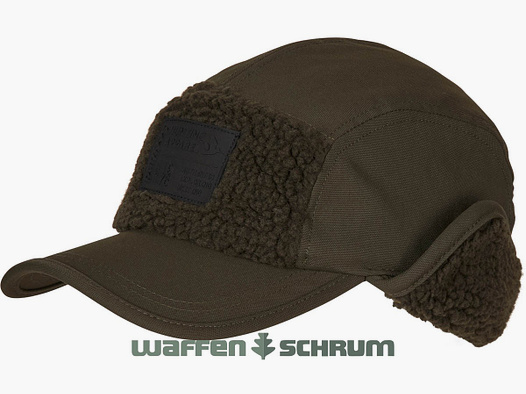 Seeland Cap Fold Down Teddyfleece Pine Green