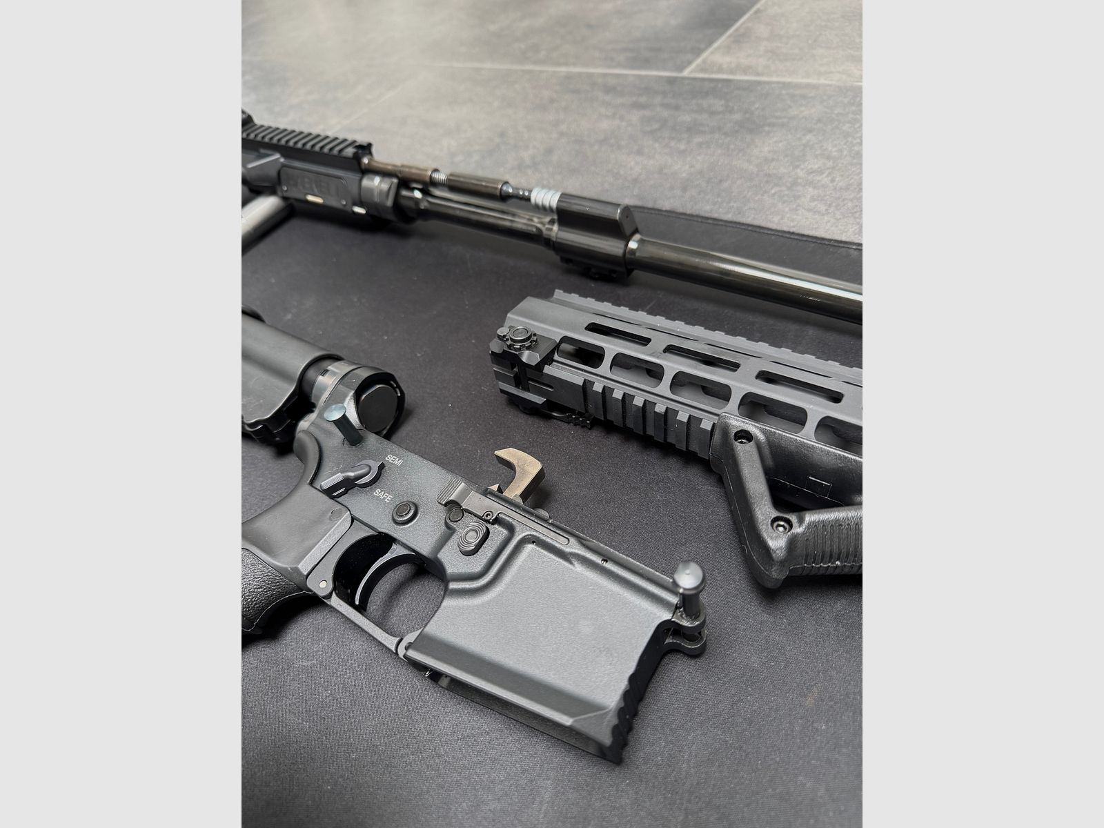 HAENEL CR223  - 16,65"  -  schwarz - langer Handschutz