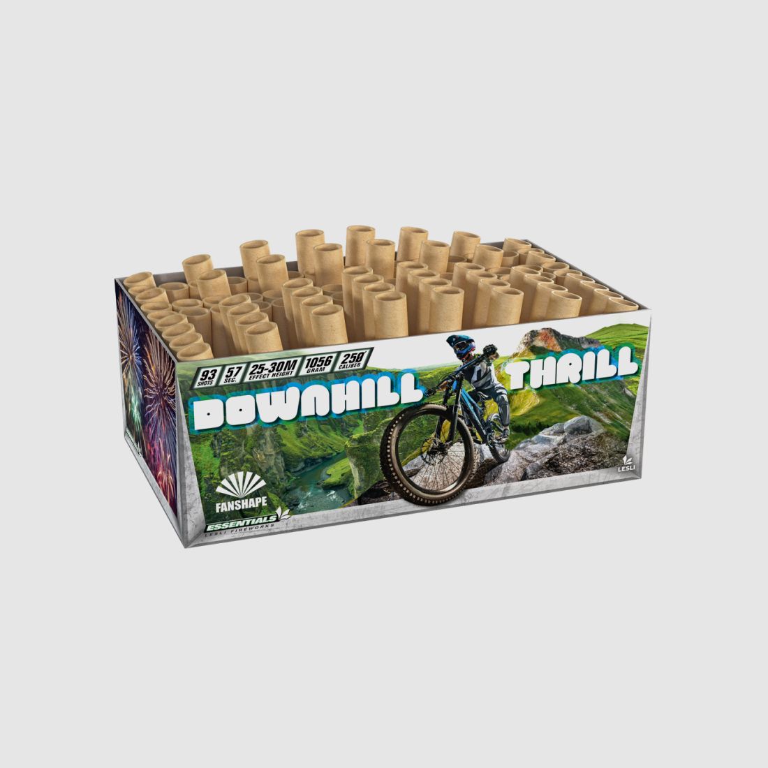 Lesli Downhill Thrill - Feu d'artifice composite avec 93 coups