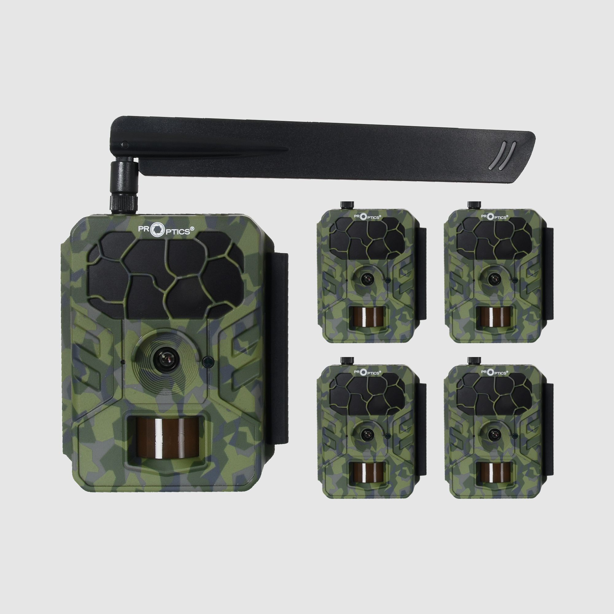 5er-Pack Pro-Optics PRO 4.4G Wildkamera