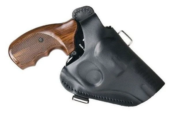 Kabura do rewolweru z lufą 2,5'' hukowego Ekol Viper, Zoraki - skórzana czarna