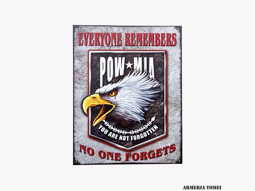 TABLICA METALOWA 43. POW MIA