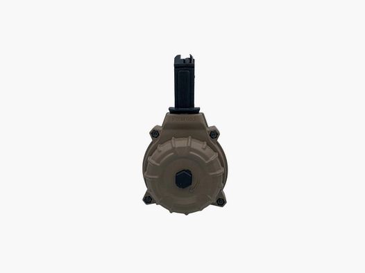 CZ SCORPION 9MM (50) RD DRUM FLAT DARK EARTH POLYMER
