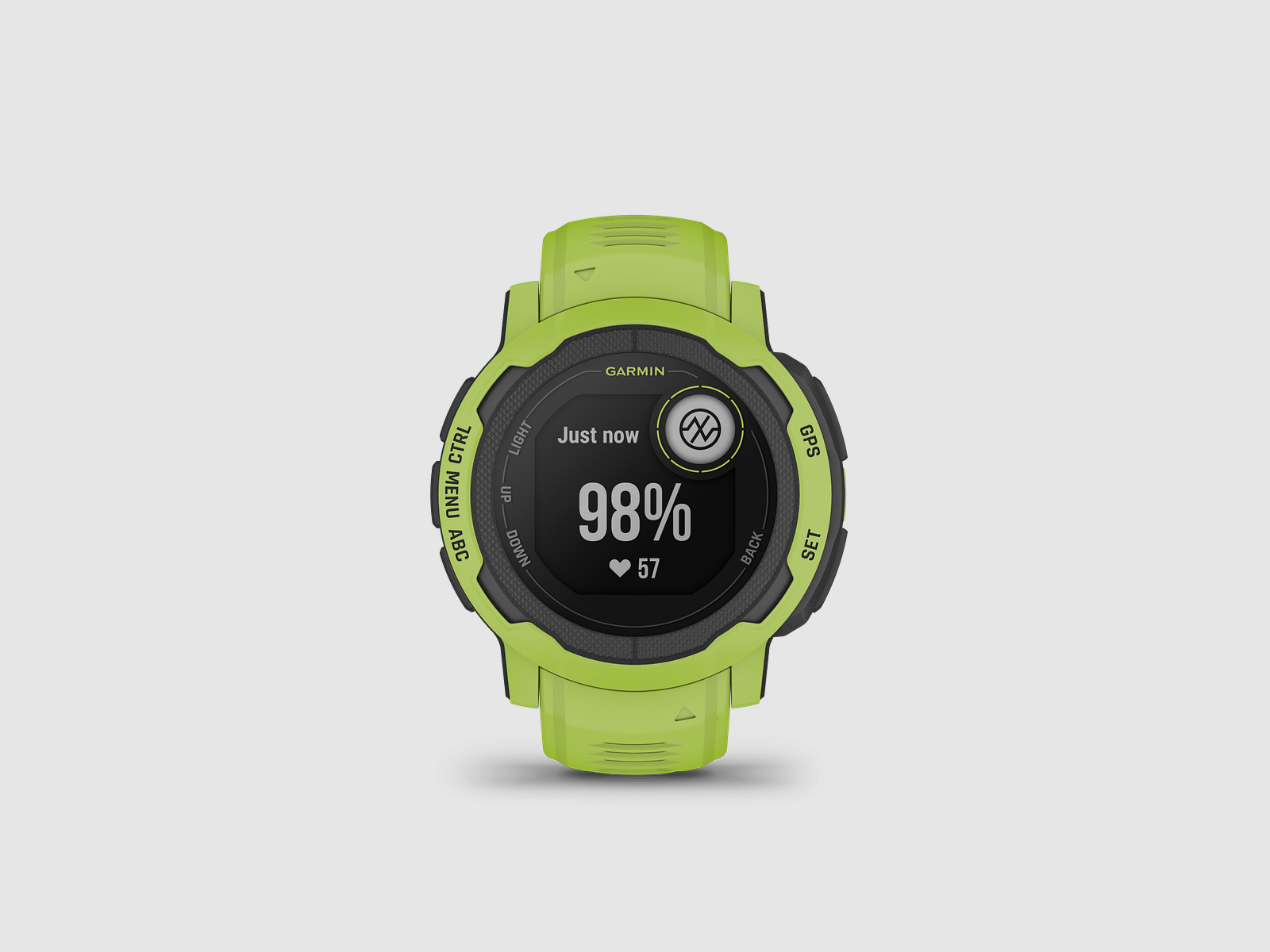 Garmin Instinct® 2 Cytryna z silikonowym wymiennym paskiem 22 mm, zdjęcie 5 z 9