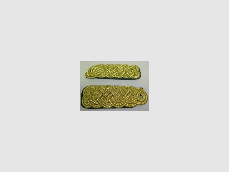 Schultergeflecht 5-bogig - goldfarbig Metallgespinst