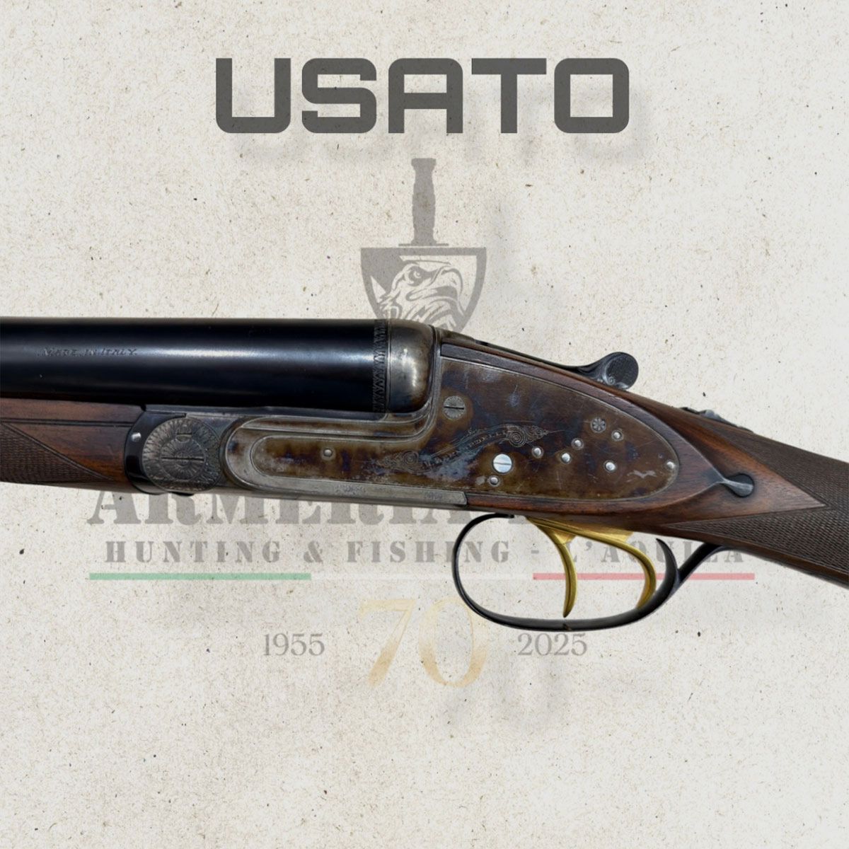 USED – SIDE-BY-SIDE SHOTGUN – BERNARDELLI HOLLAND & HOLLAND SYSTEM cal. 12, image 9 of 14