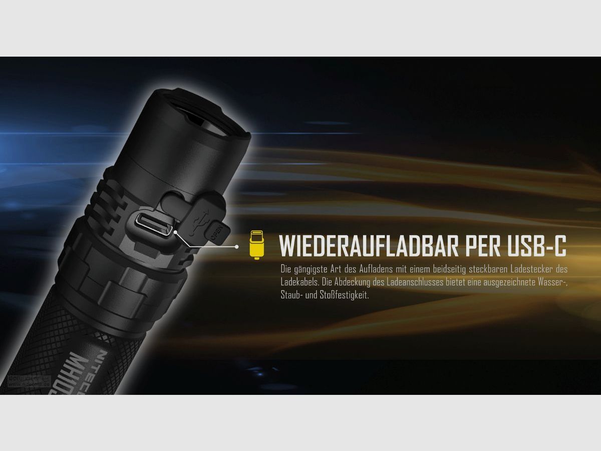 Nitecore MH10S Taschenlampe 1800 Lumen