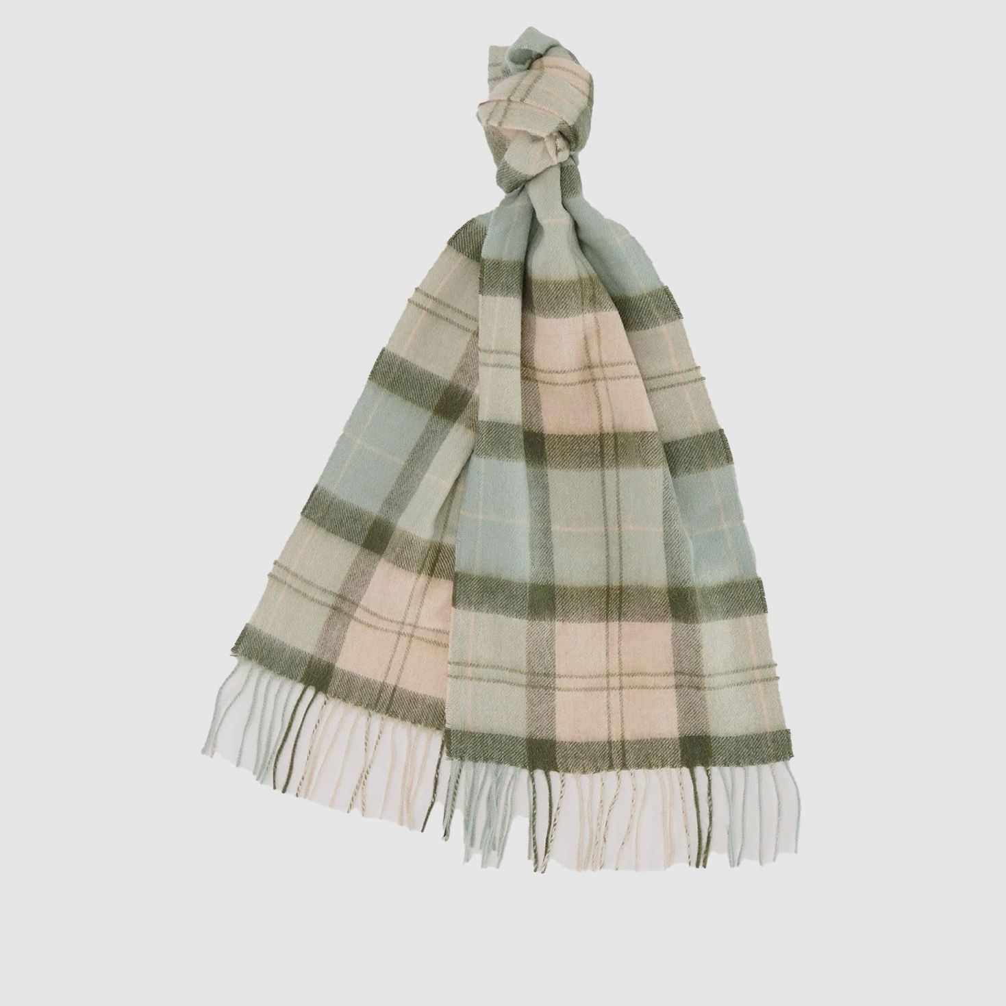 Barbour Schal Tartan Soft mint