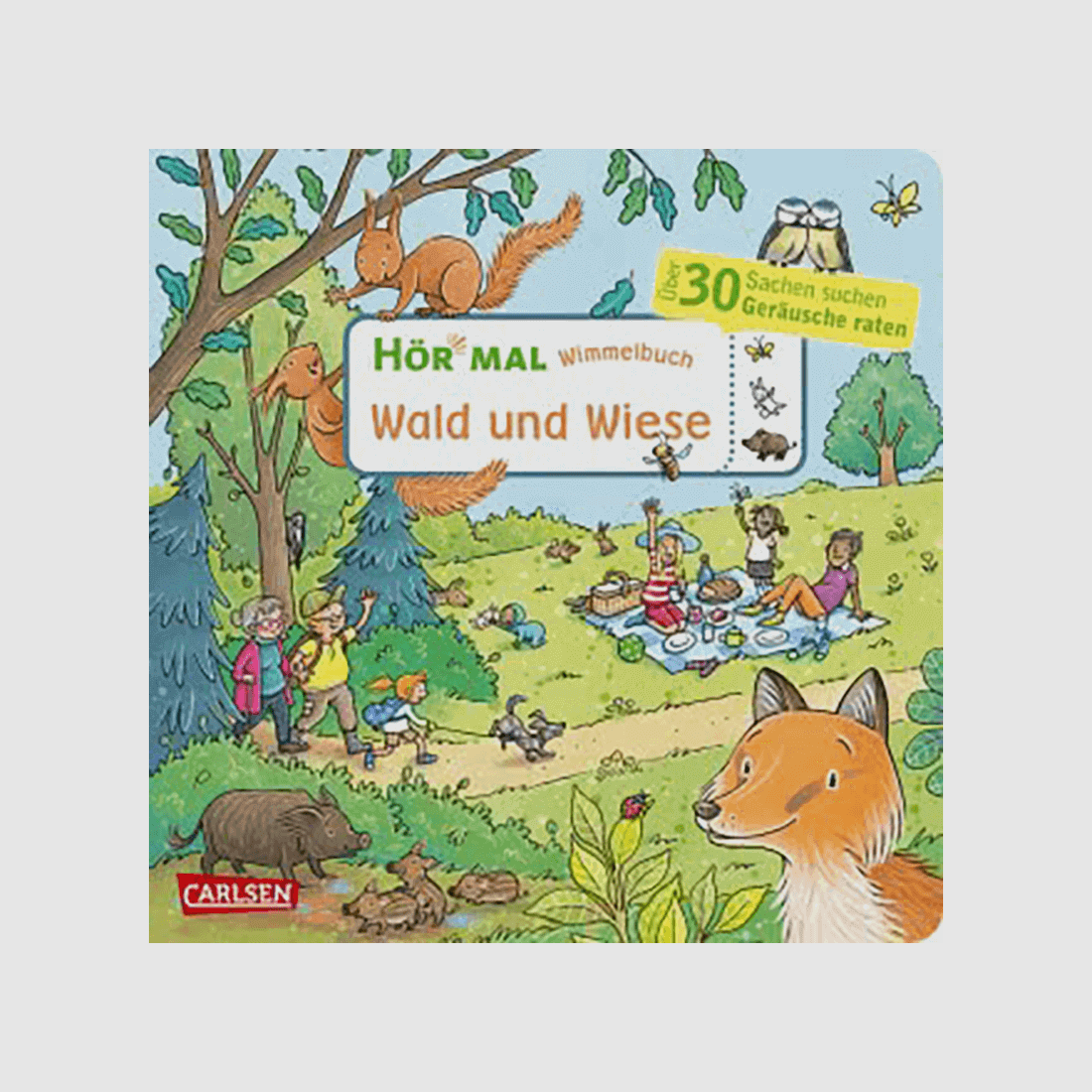 Kinderbuch "Hör mal-Wimmelbuch: Wald und Wiese"