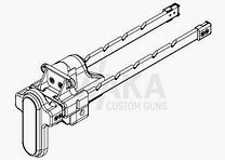 B&T Supporto telescopico per spalla per HK MP5/SP5 regolabile in lunghezza in 5 posizioni incluso ammortizzatore