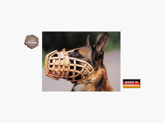 AKAH Maulkorb Bork aus Leder