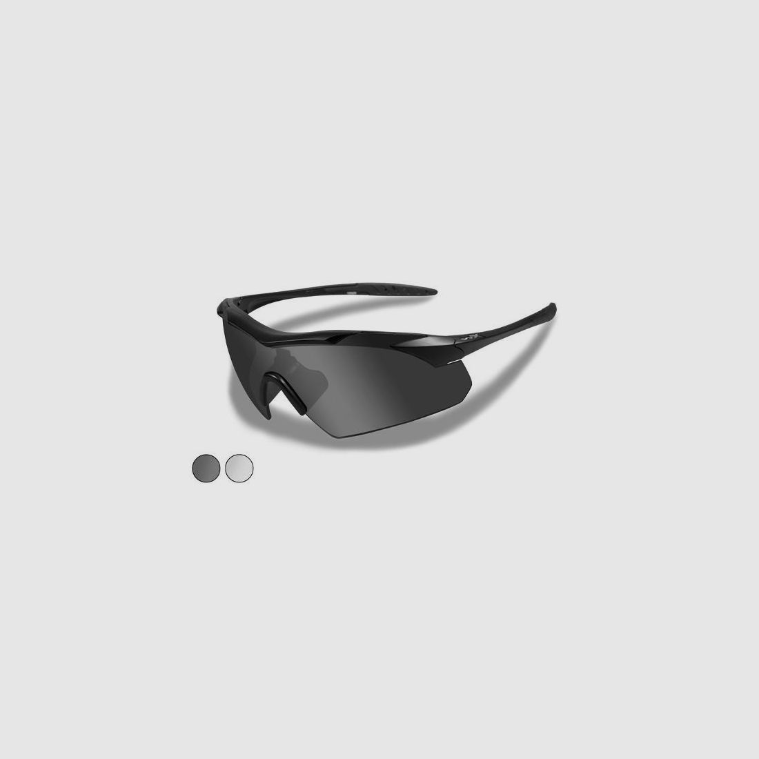 WILEY X Taktische Brille mit ballistischem Schutz Modell VAPOR Rahmen Schwarz