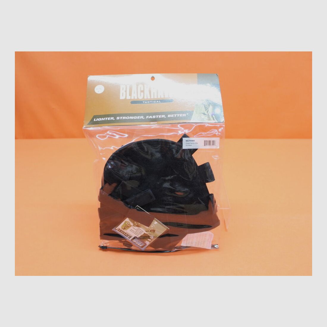 Blackhawk Blackhawk Ammo Cheek Pad Rifle Black: Wangenauflage mit Klettbandriemen/ Utensilientasche/ 5 Patronenschlaufen