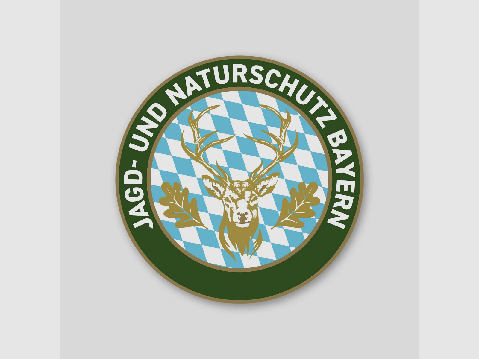 Wiederverwendbare Aufkleber "Jagd- und Naturschutz" Bayern