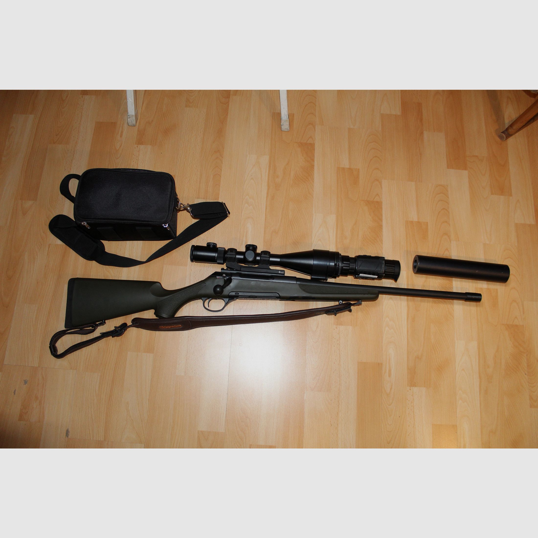 Haenel Jäger 10  8x57IS Komplettpaket. mit ZF DDOptic/Montage  Wärmebild und Schalldämpfer
