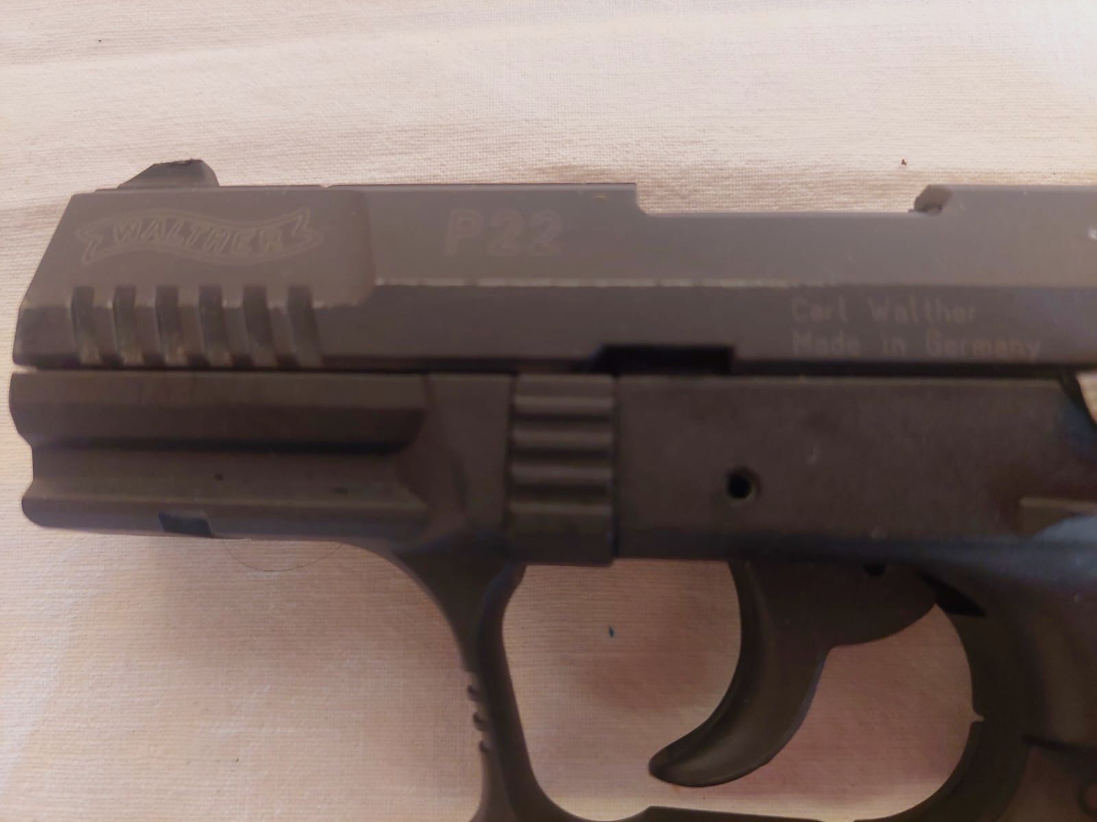Walther P22 9mm P.A.K nero