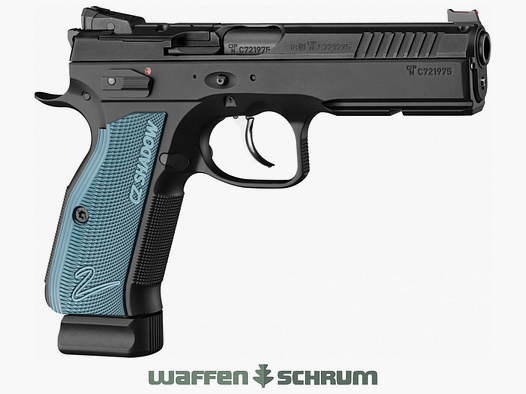 CZ CZ75 Shadow 2 OR Zwart/Blauw Dubbele Actie