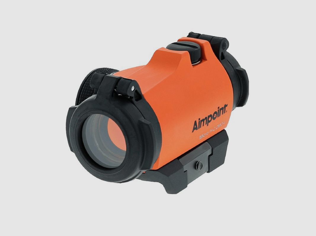 Aimpoint Micro H2 2MOA orange Cerakote mit Weaver-Montagen, Bild 2 von 3