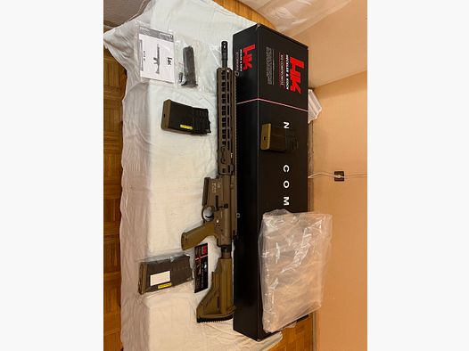 Umarex VFC Heckler & Koch HK M110 A1 Airsoft Vollmetall Gas-Blow-Back 6mm BB verde-marrone nuovo NP 800€
