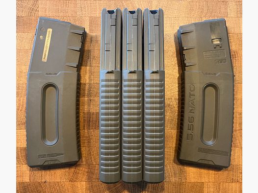 5x HERA ARMS H3L GEN2 AR15 Magazin 10 Schuss OD