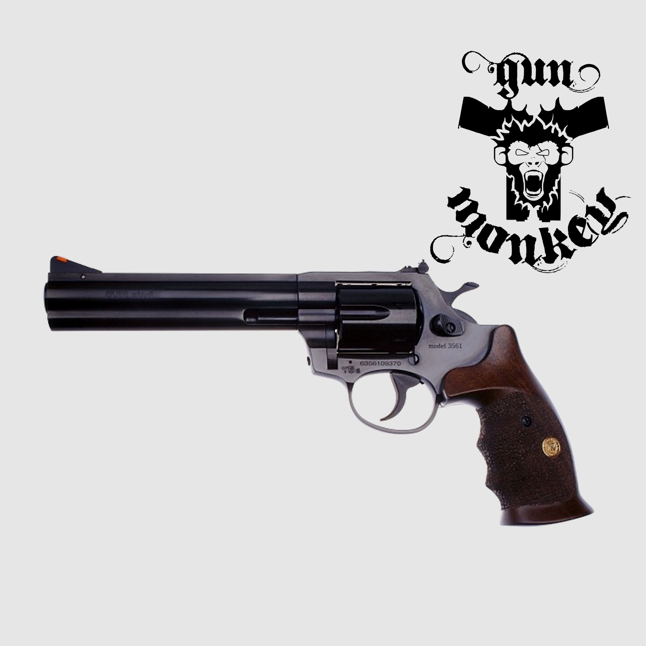 Revolver ALFA Steel Kal. 357Mag/38Sp. 6"-Lauf, schwarze Brünierung (3561)