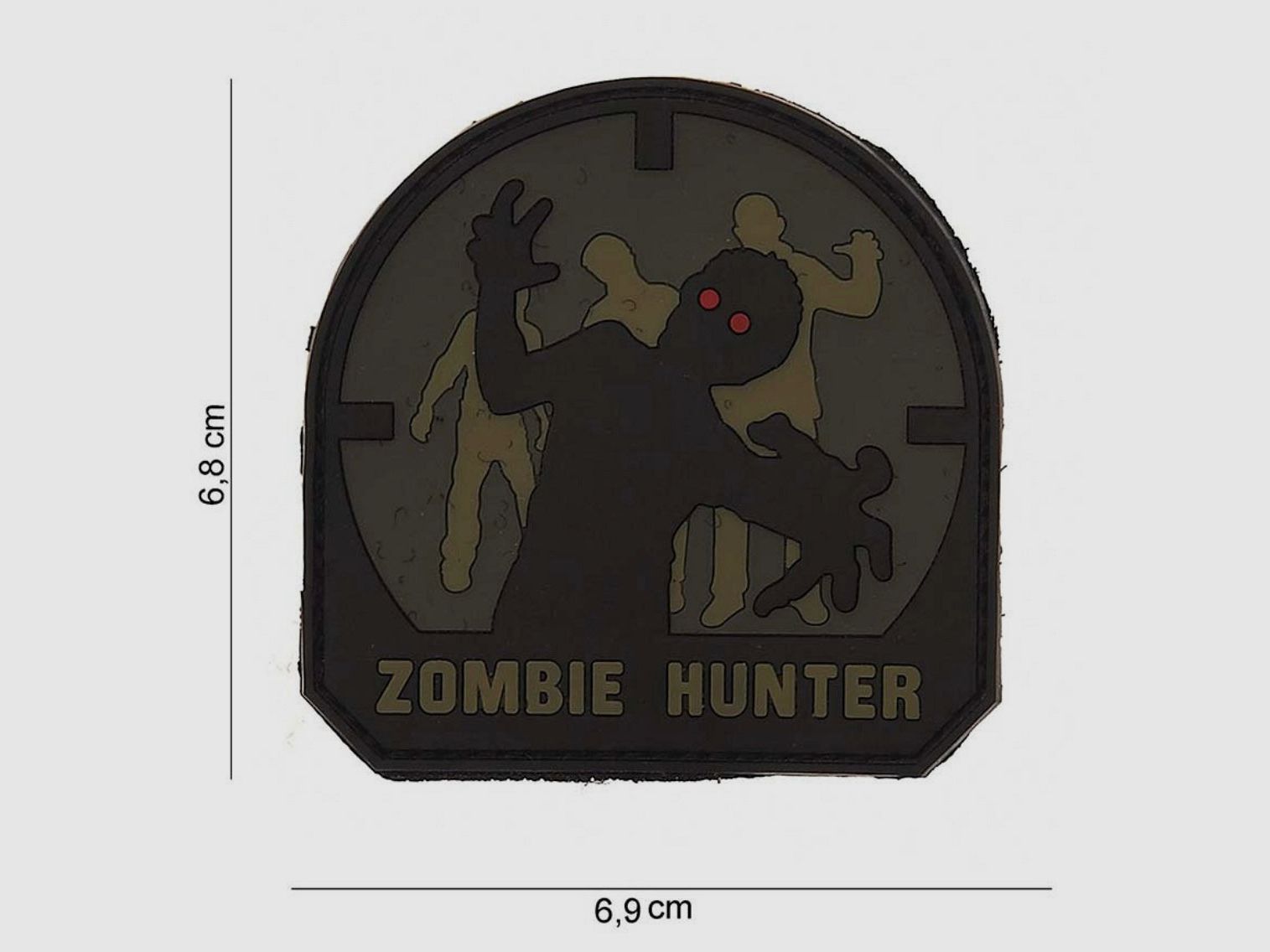 Patch PVC Zombie Hunter ACU-A