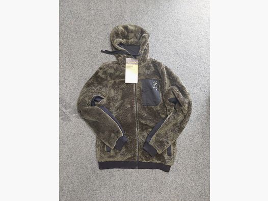 BROWNING Jacke mit Reißverschluss und Kapuze grün