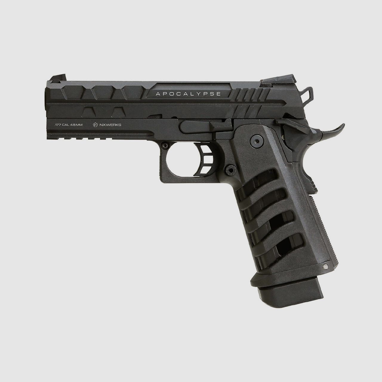 CO2 Pistole NxWerks NX 1911 Apocalypse Blowback Vollmetall Kaliber 4,5 mm BB (P18)