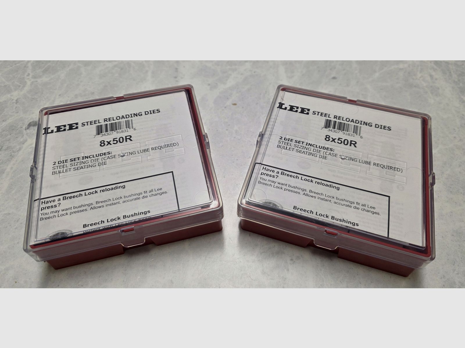 LEE 8x50 R (.323) Mannlicher full caliber die set LIMITED + accessories !NEW!