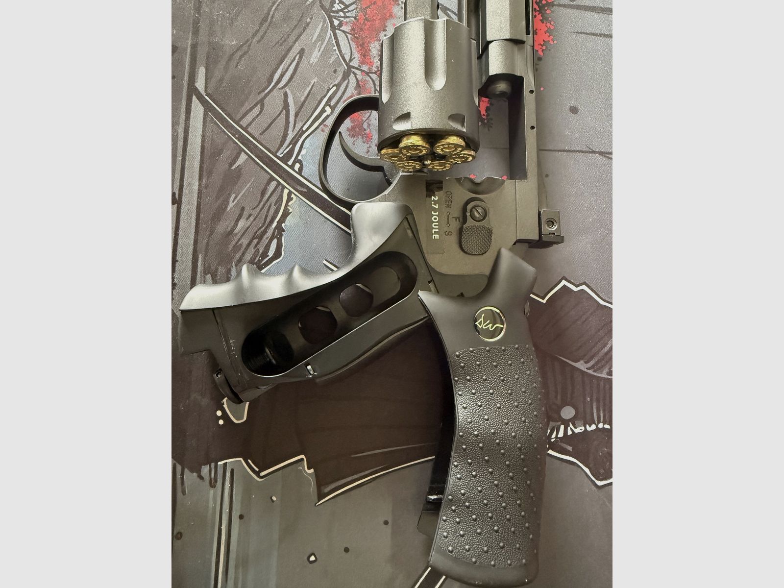ASG Dan Wesson 8 Zoll 6mm BB CO2 Revolver schwarz
