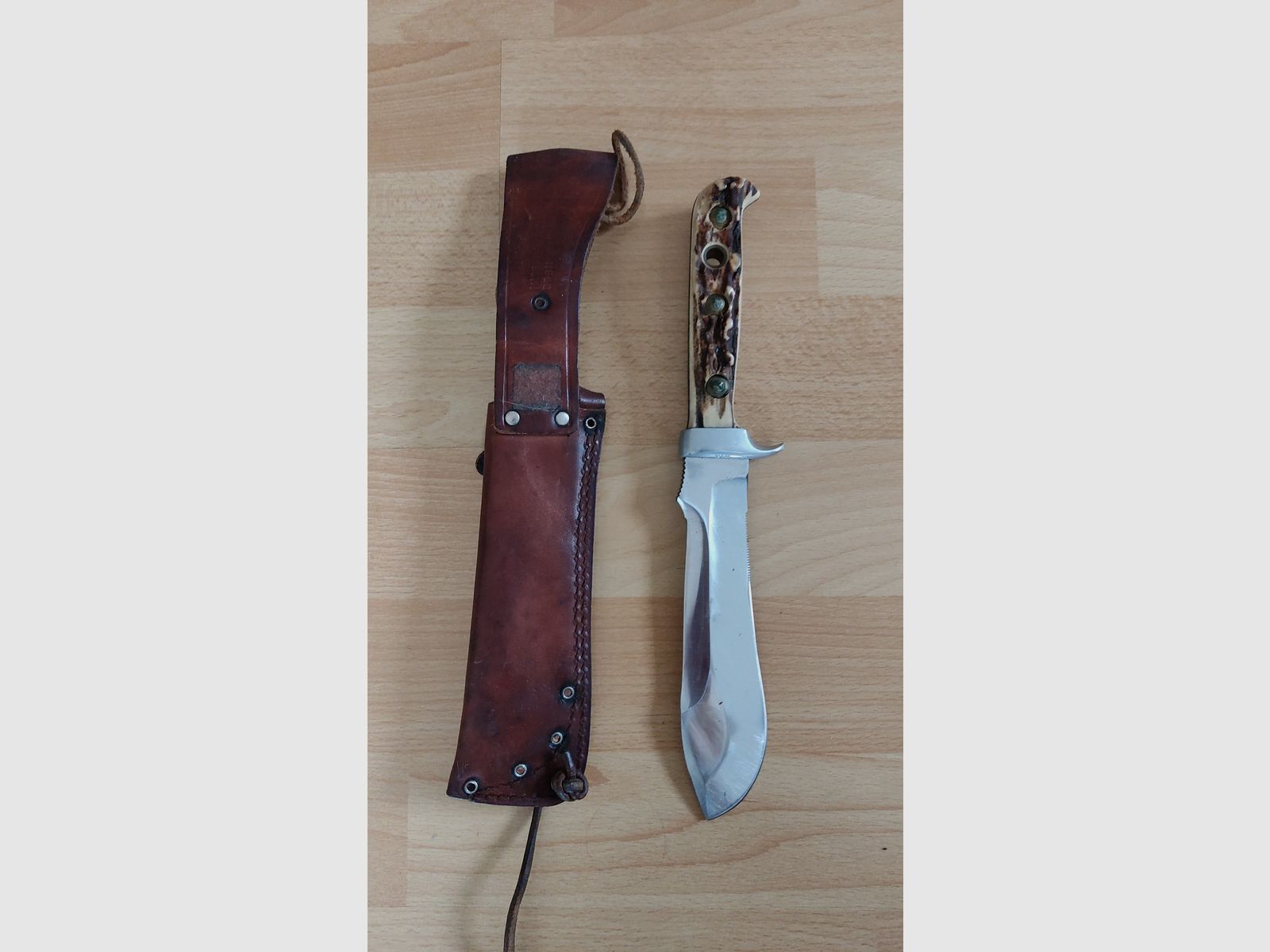 Puma Messer mit Lederscheide 