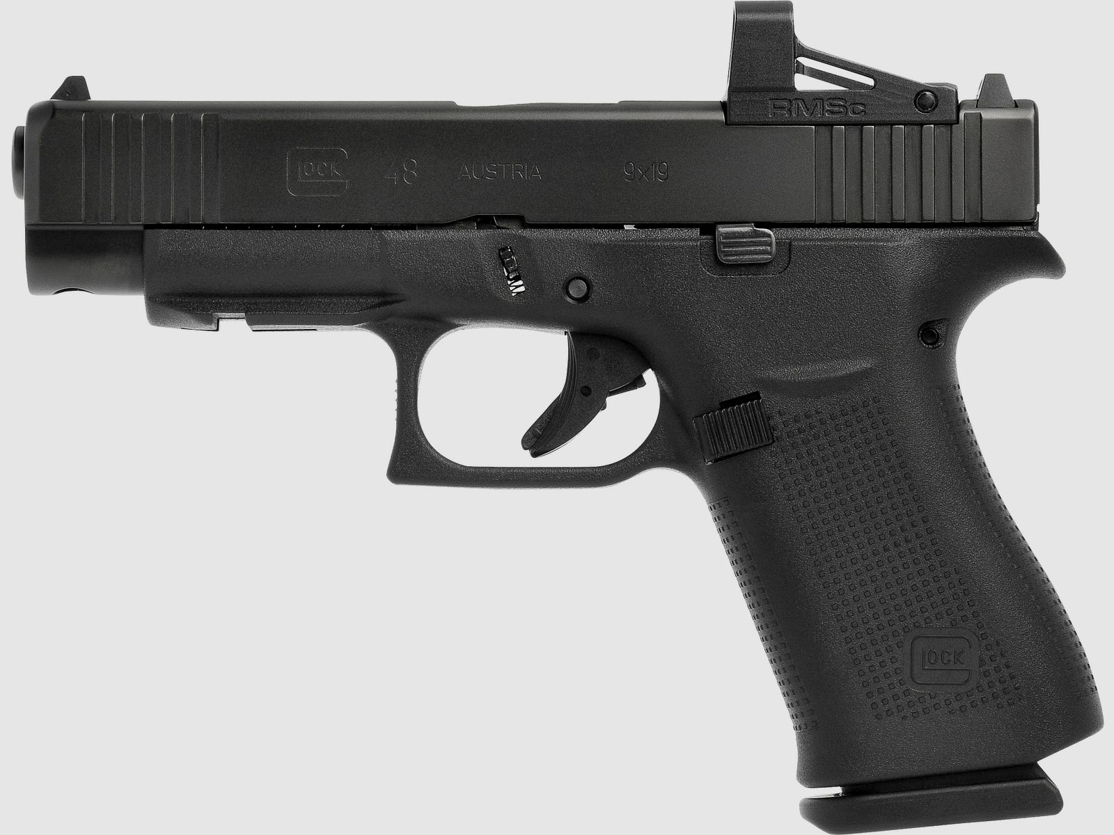 Glock pistola combo G48 MOS Shield RMSc 9 mm Luger, compatto slimline