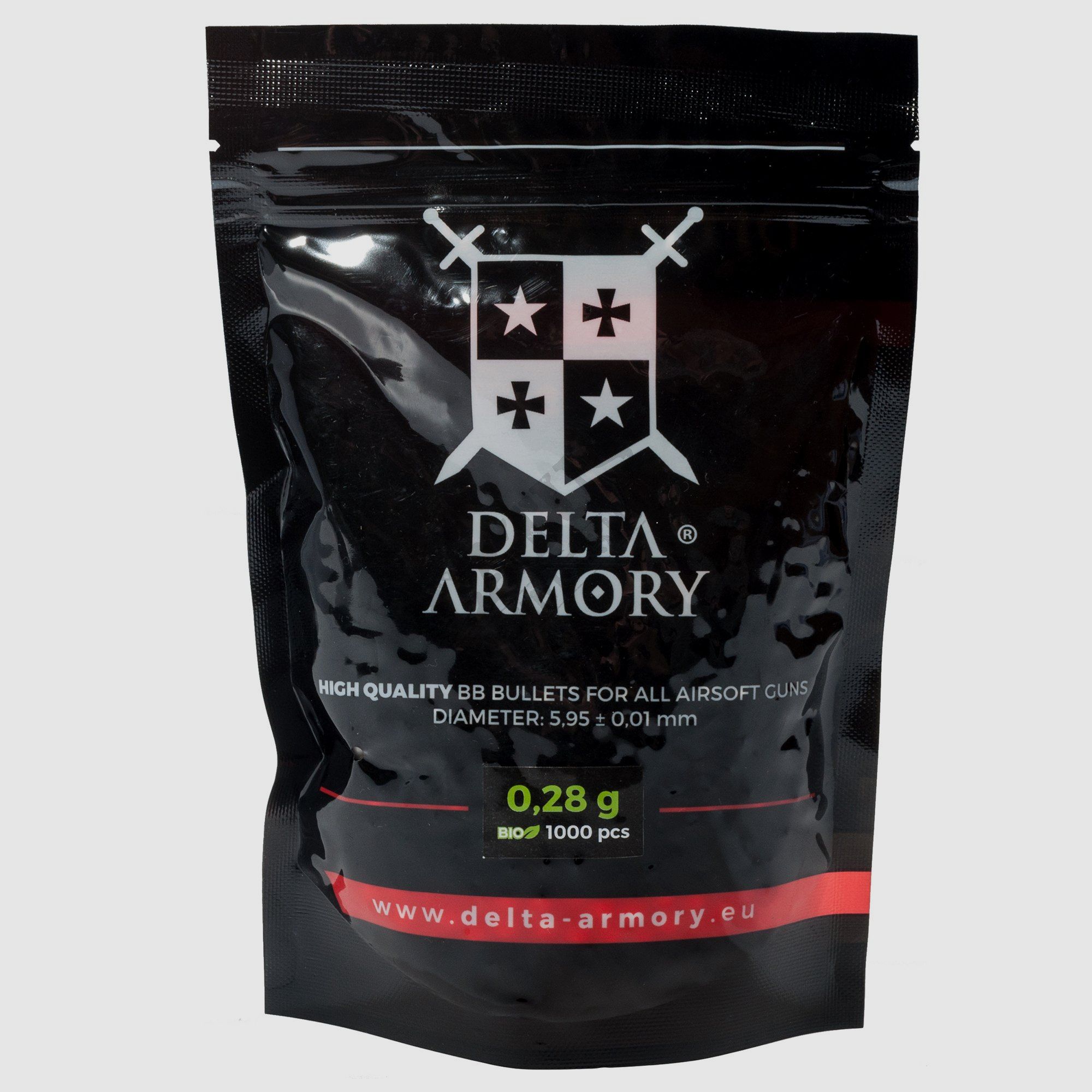 Bio Airsoft BB´s 0.28g (1.000 Stück) diameter 5,95mm - Delta Armory