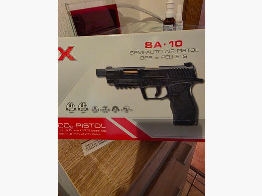 Umarex SA 10 CO2 diabolo. mit schalldämpfer blowback