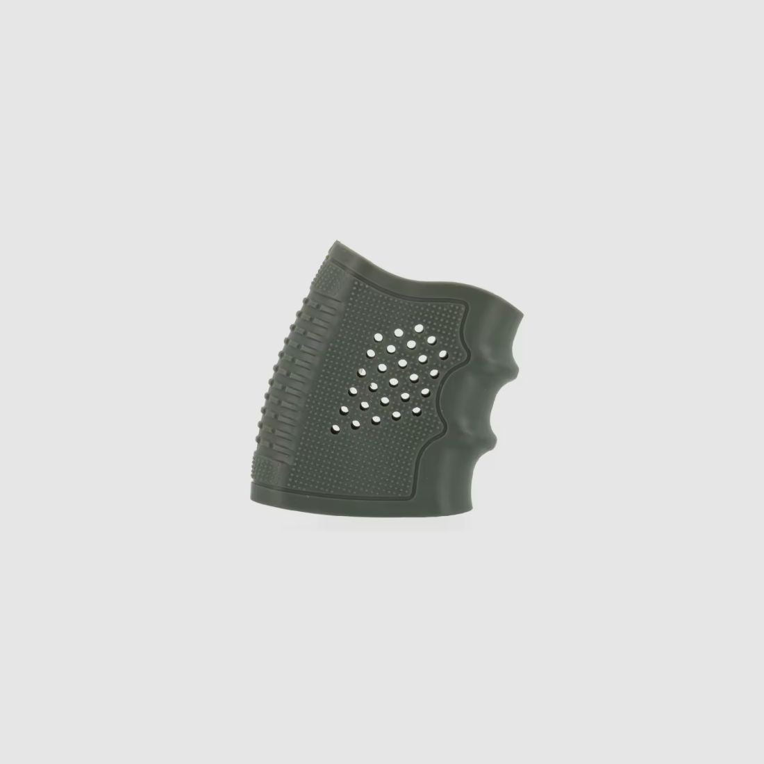 3 Stk. Tactical Grip Glove Griffüberzug Gummi für Glock und weitere Pistolen, schwarz, grün & desert