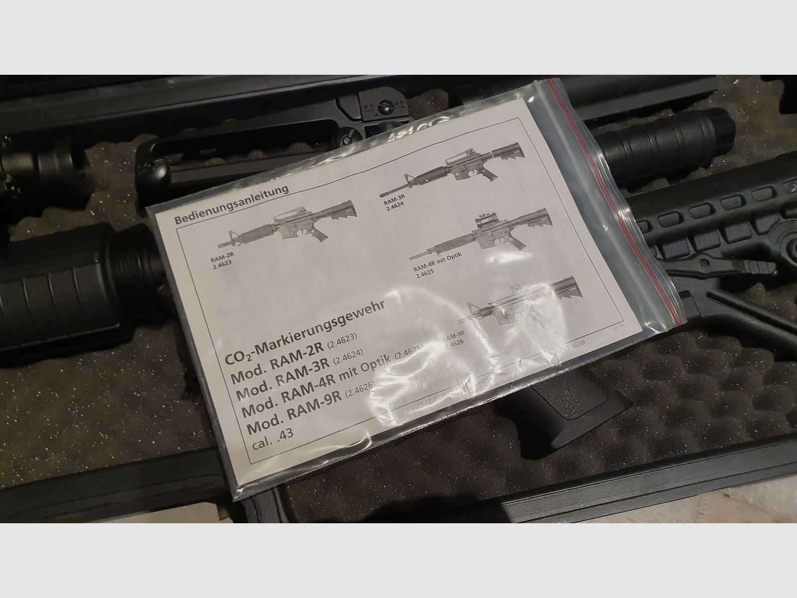 RAM 1R Kaliber .43 mit viel Zubehör 