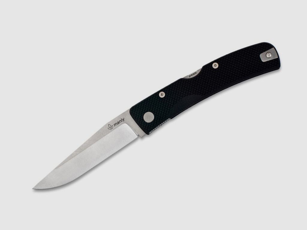 Taschenmesser Manly Peak CPM S-90V Black Two Hand Opening