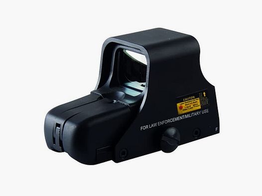 Visor de punto rojo/verde Holosight E551 SHORT réplica (negro)