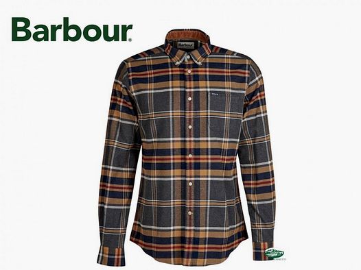 BARBOUR Camicia Ronan quadro grigio/giallo