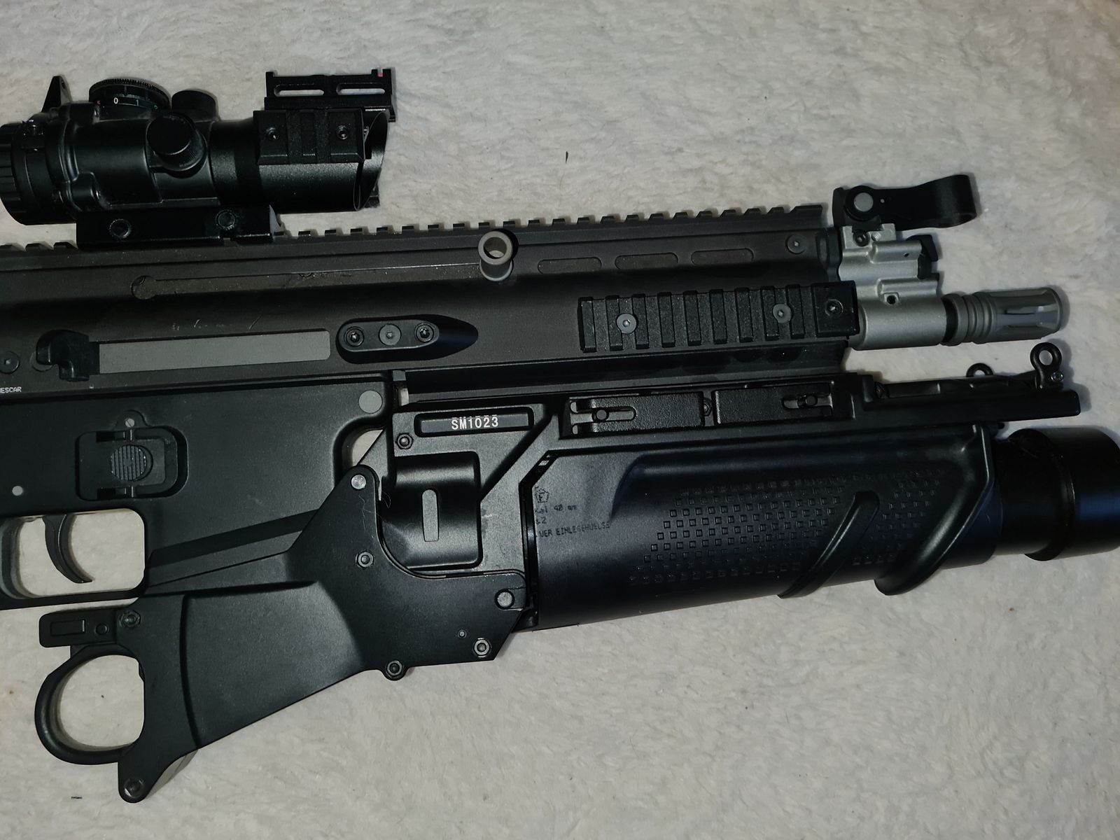 Wei-ETech FN Herstal SCAR-L Vollmetall Gas-Blow-Back 6 mm BB schwarz inclusive Umbausatz  Vollautomat, Bild 8 von 10