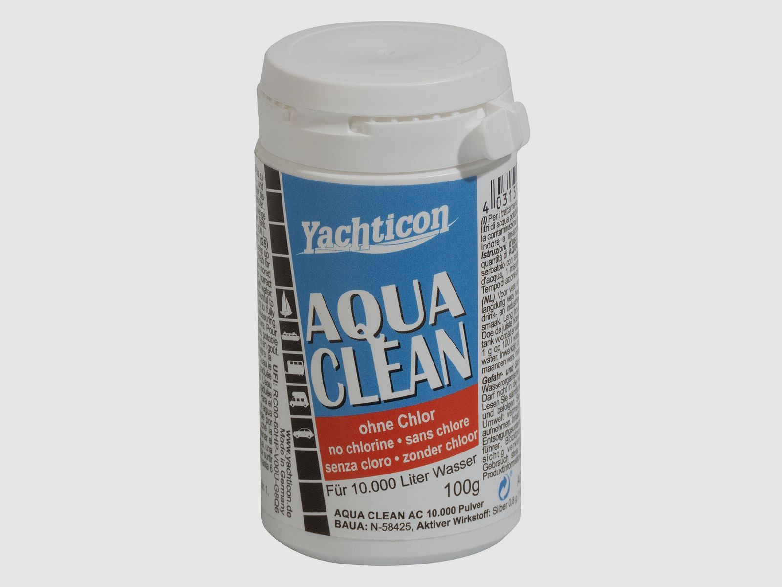 Wasserkonservierung Aqua Clean ohne Chlor Pulver, Bild 1 von 2