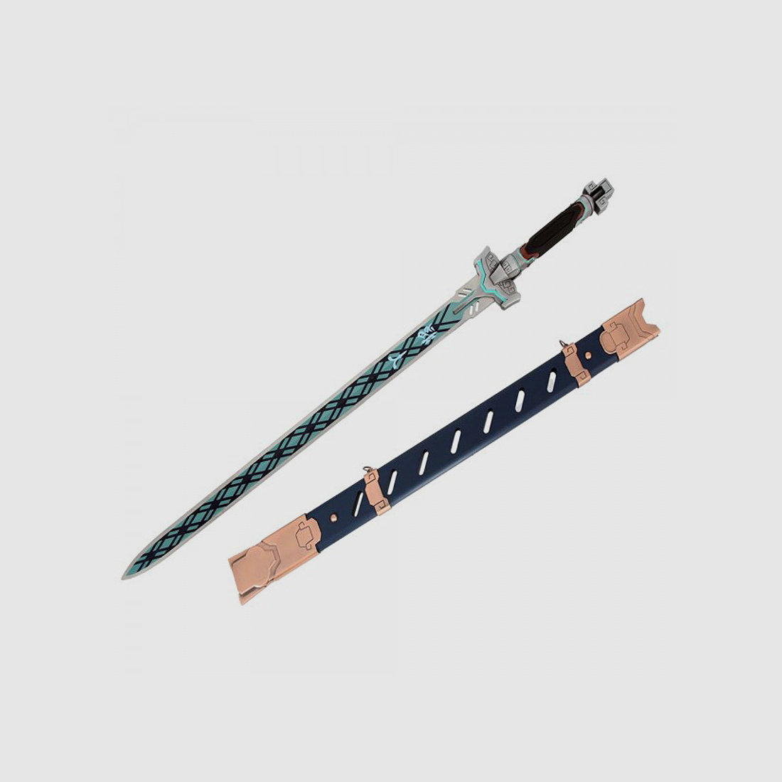 Overwatch Baihu Genji sword with stand