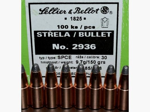 SELLIER & B PALLE Kal. 30 gr 150 SPCE