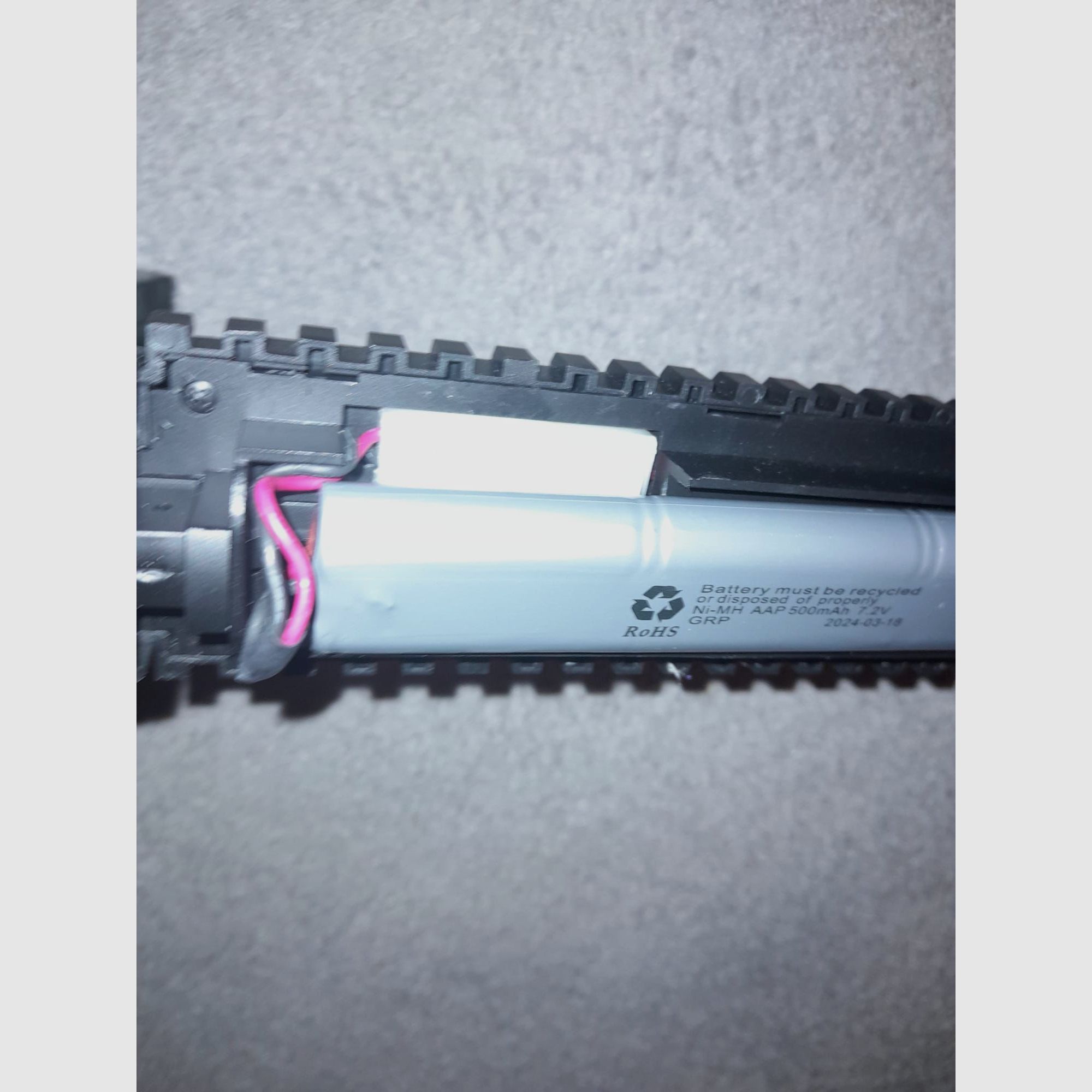 M4 AEG Softair 0.5J GSG Sport-Serie Noir-Gris-Blanc Camouflage