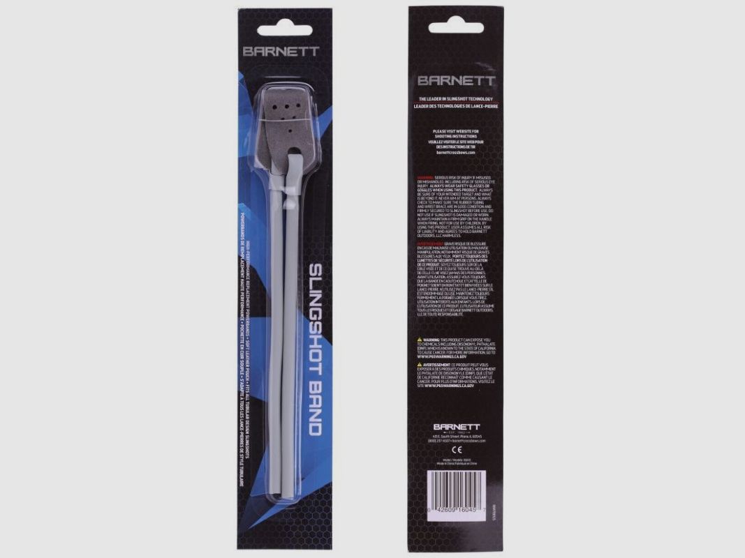 BARNETT ELASTISCHER SCHLEUDER GRAU