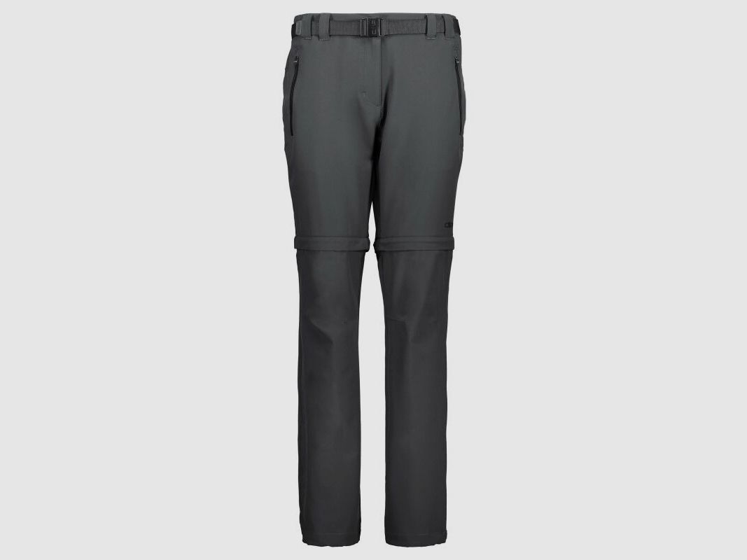 CMP Damen-Zip-Off-Trekkinghose Anthrazit