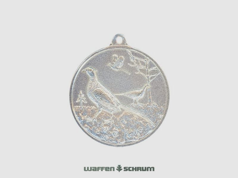 Steinhauer&Lück Jagdmedaille Fasan 40mm versilbert