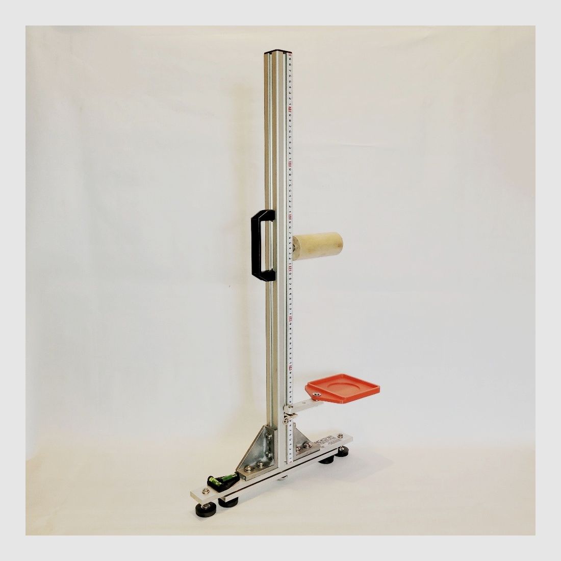 KGF Auflagestativ - Auflageständer Alu X-800-Ultimate klappbar mit Buchenholz-Auflage, Waage, Griff, Maßband + Munitionshalter