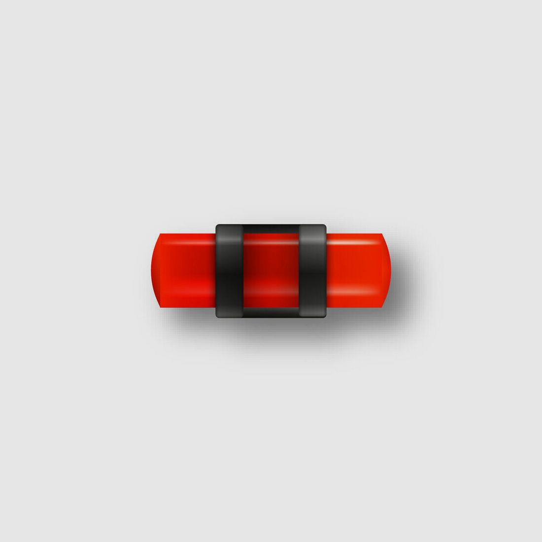 Fluoreszierendes rotes Korn M3 D4 L12.5, Bild 1 von 2
